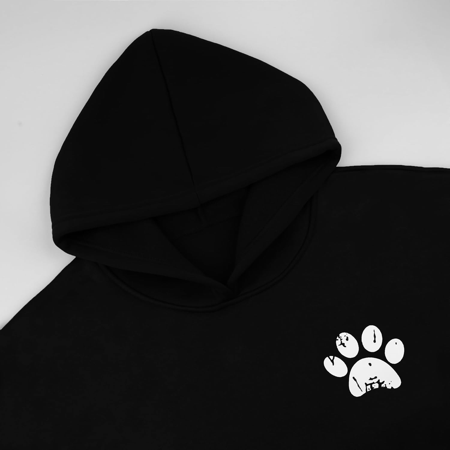 Dog Paw Print Hoodies Womens Oversized Graphic Sweatshirts Love Heart Long Sleeve Tops with Pocket - Image 6