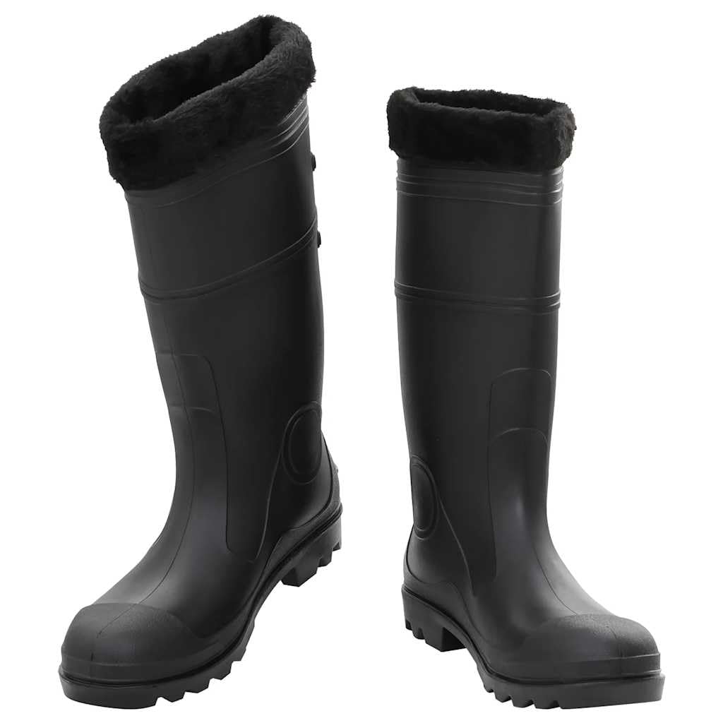 Buty przeciwdeszczowe Czarne Rozmiar 45 PVC