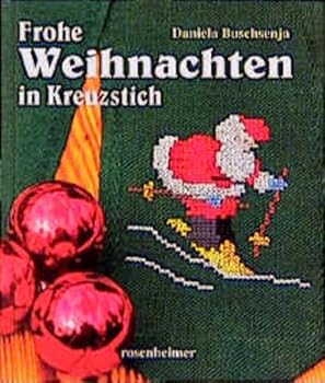 Hardcover Frohe Weihnachten in Kreuzstich. [German] Book