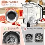 YXPOIMN 72oz BN751 Pitcher Compatible with Ninja Professional Plus Blender | (New Model Compatible), 72oz XL Total Crushing Replacement Pitcher for Ninja BN750 BN800 BN801 BN805 DB751A, Dishwasher Safe