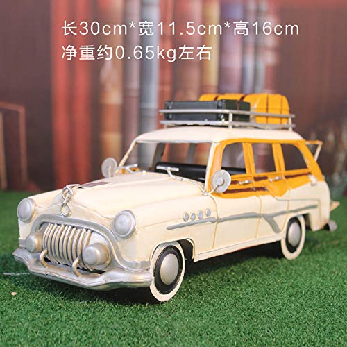 WANDOM Wohnaccessoires, Café, Wohnzimmerdekoration, Eisenblech, Oldtimer-Modelldekorationen-C2882-W