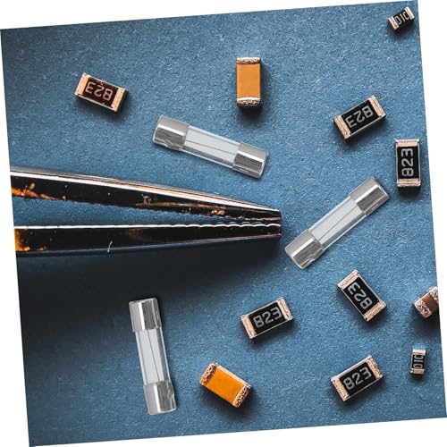 Kit de 100 fusibles de tubo de vidrio - para circuitos automotrices, reemplazo conveniente para mantenimiento fácil miniatura 5