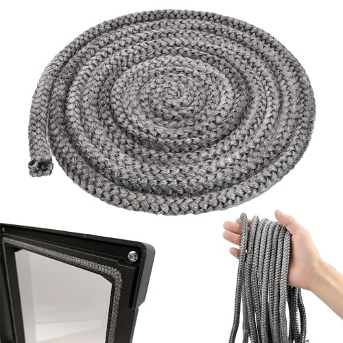 1 Pieza Chimeneas de Leña Estufa de Leña Estufas de Leña Estufa Cinta de Sellado para Chimenea 10mm x 3m Fibra de Vidrio Junta Puerta Chimenea para Chimenea Puerta Chimeneas Chimeneas y Estufa de Leña