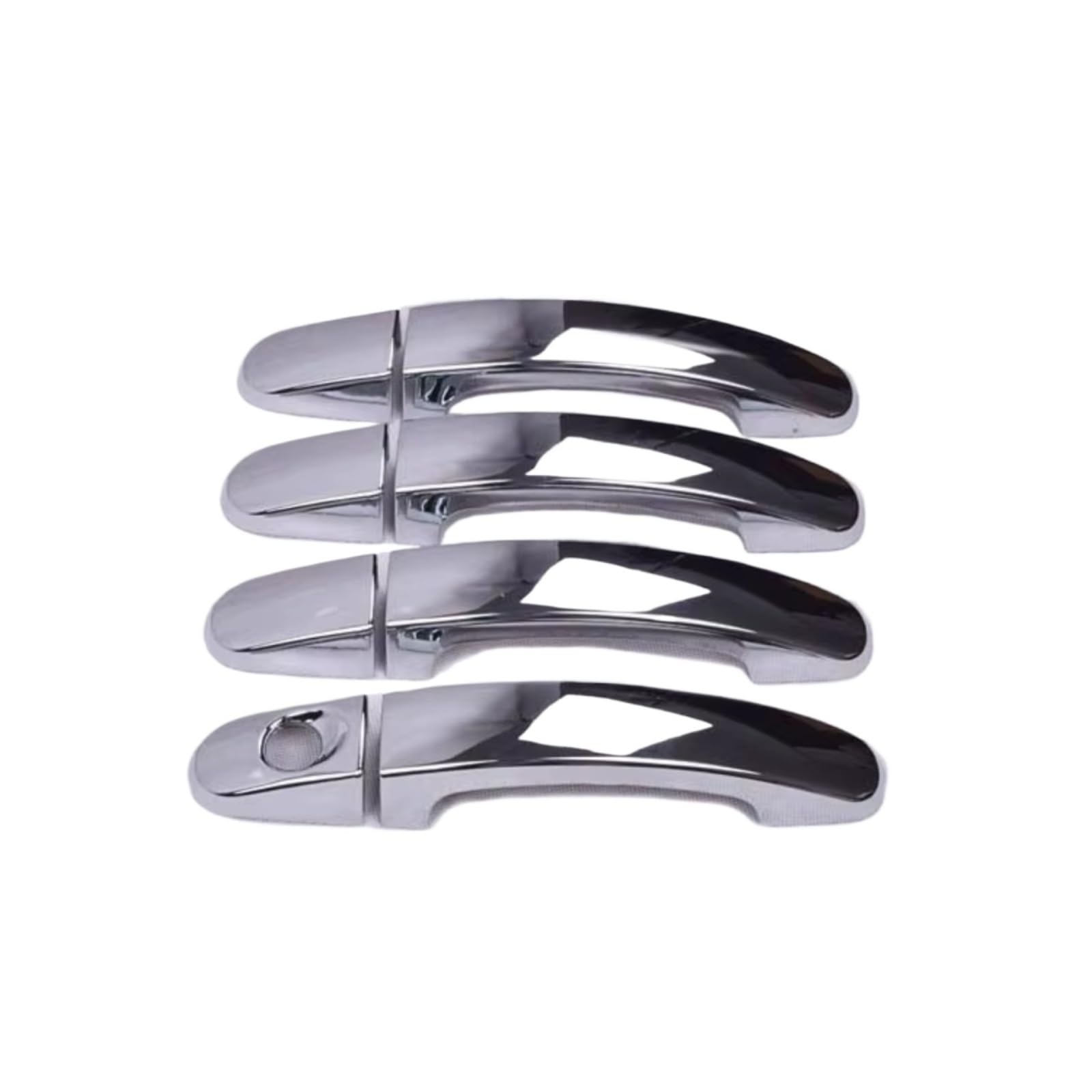 Rcuihgfb Silver Door Handle Shell Compatible With For Focus 2005 2006 2007 2008 2009 2010 2011 Car Door Handle Cover Decoration Styling Set(Silver)