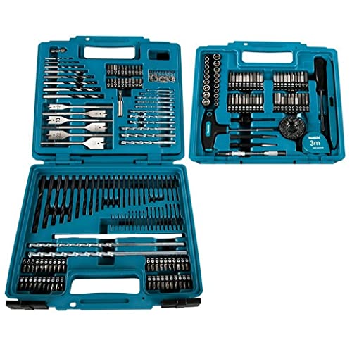 Makita Juego de Brocas, 212 piezas, E-06270