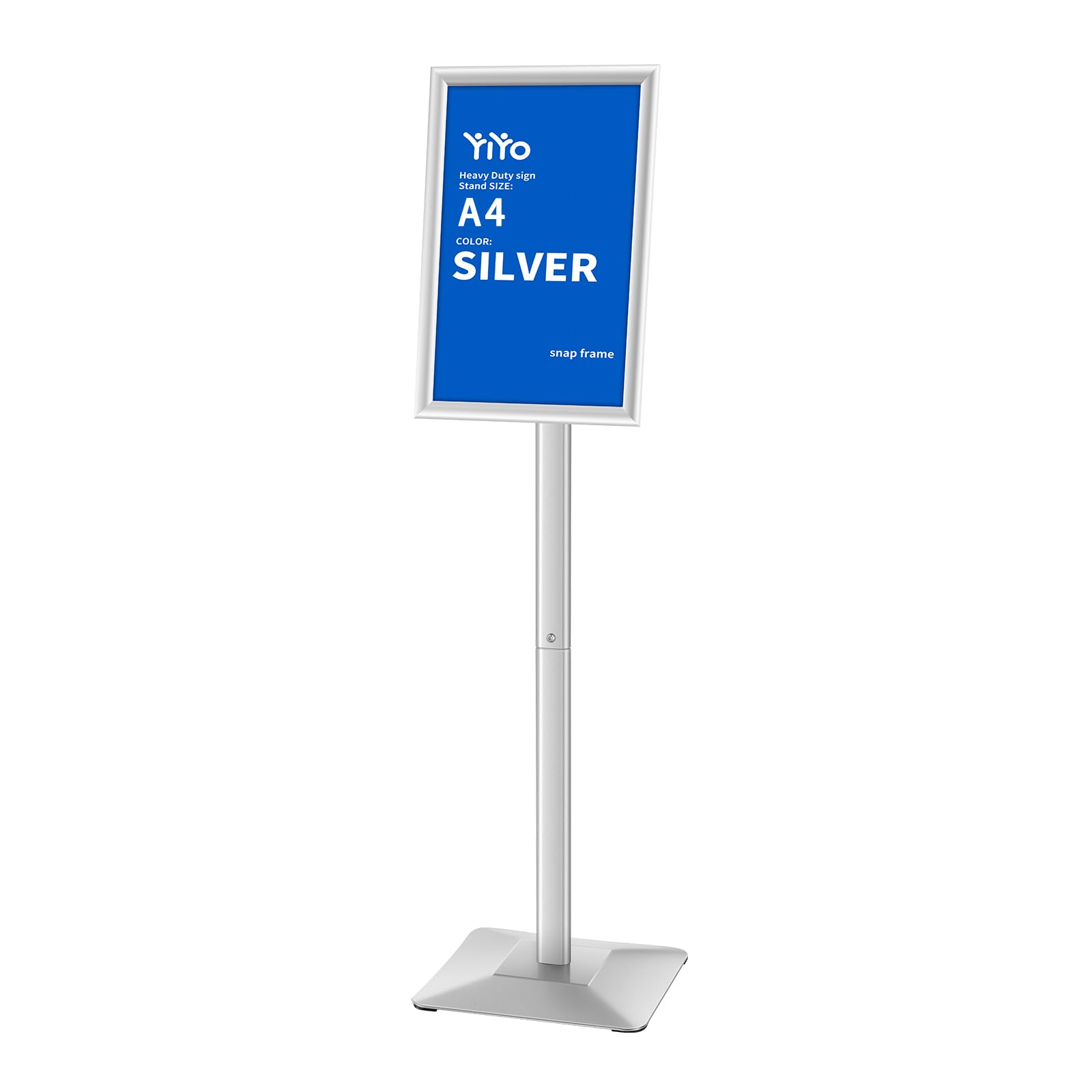 YIYO Schilderhalter Präsentationsständer (Silber, A4)