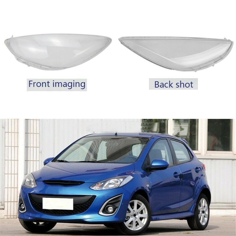 Coque de phare gauche pour Mazda 2 2007-2012 cache optique avant - 3