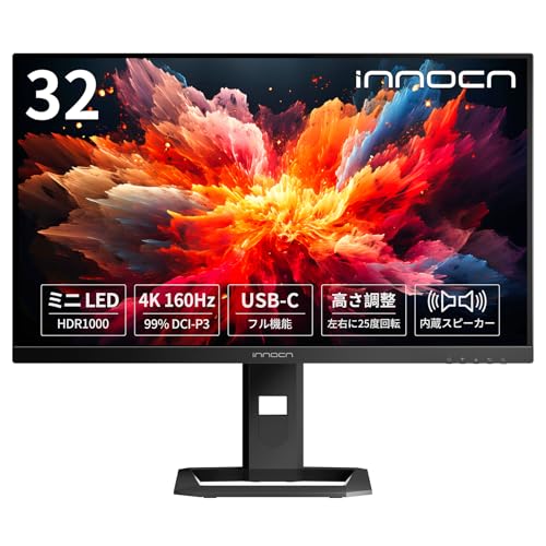 Amazon.co.jp: INNOCN 32 インチ 4K 160Hz Fast IPS ゲーミング