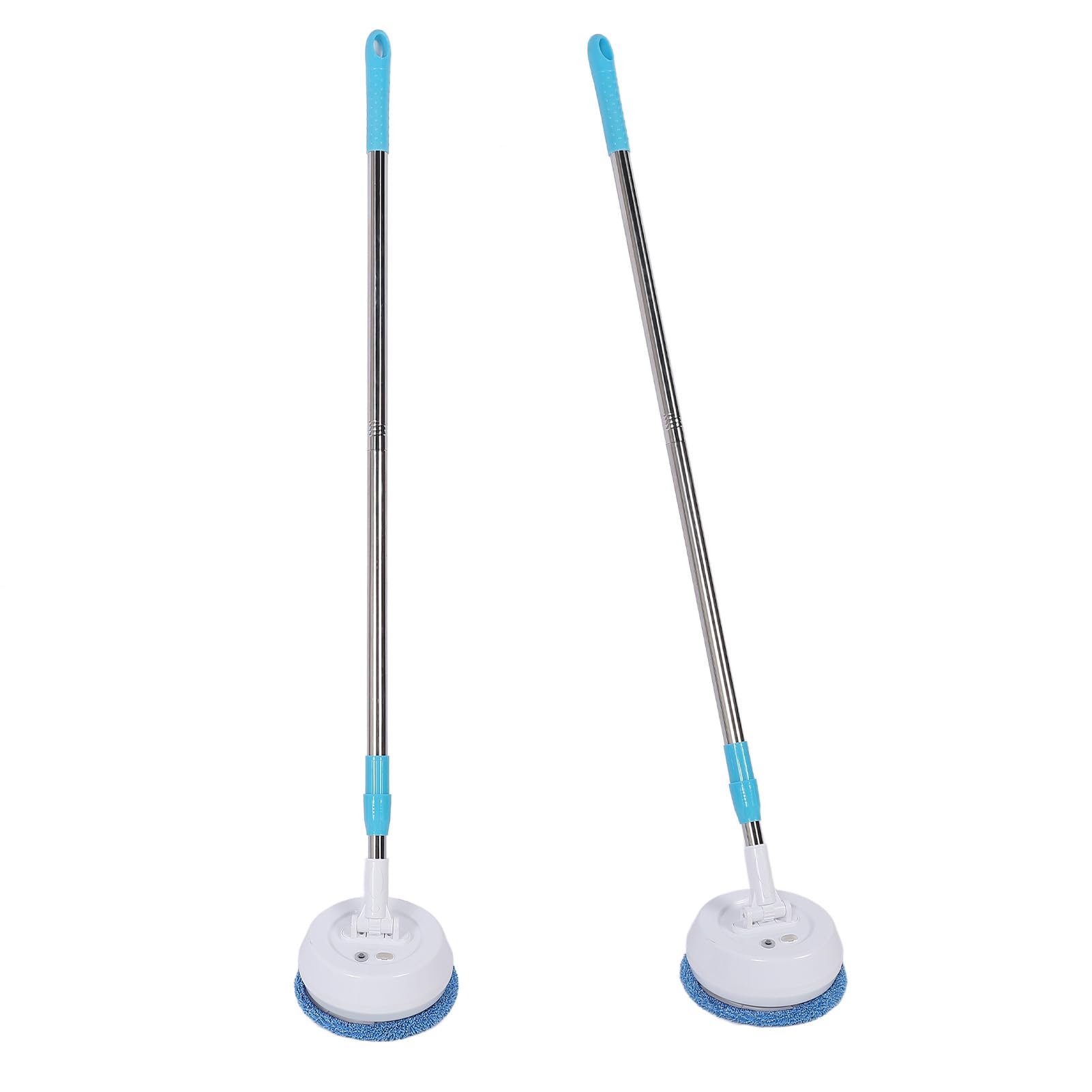 Potente trapeador eléctrico inalámbrico con cabezal flexible y mango telescópico, ideal para suelos, ventanas y techos, incluye (estilo 2) para una limpieza eficiente