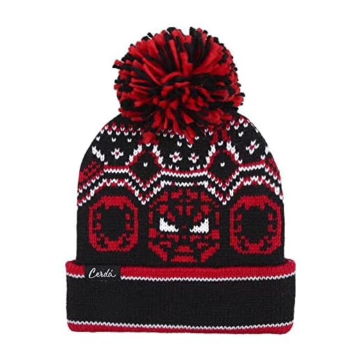 Spiderman 222821 Gorro Jacquard, Rojo, 6-14 años