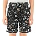 Boccsty Fashion Leaves White Flowers Boys Summer Shorts Youth Athletic Shorts Kids Basketball Short M