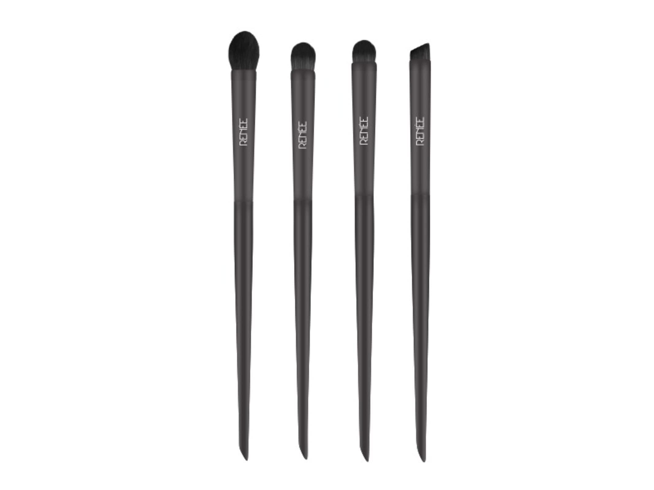 RENEE Professional Makeup Brush with Easy-to-Hold, Ultra Soft Bristles for Precise Application & Perfectly Blended Look, Eye Combo- Set Of 4, 4pc-image-26