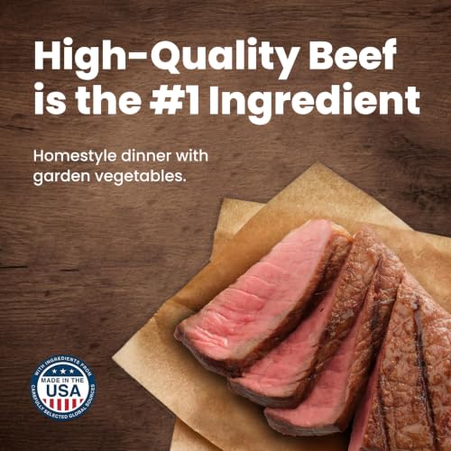 Image of Blue Buffalo Homestyle Recipe Beef Senior Wet Dog Food, 12.5 oz, 12 ct