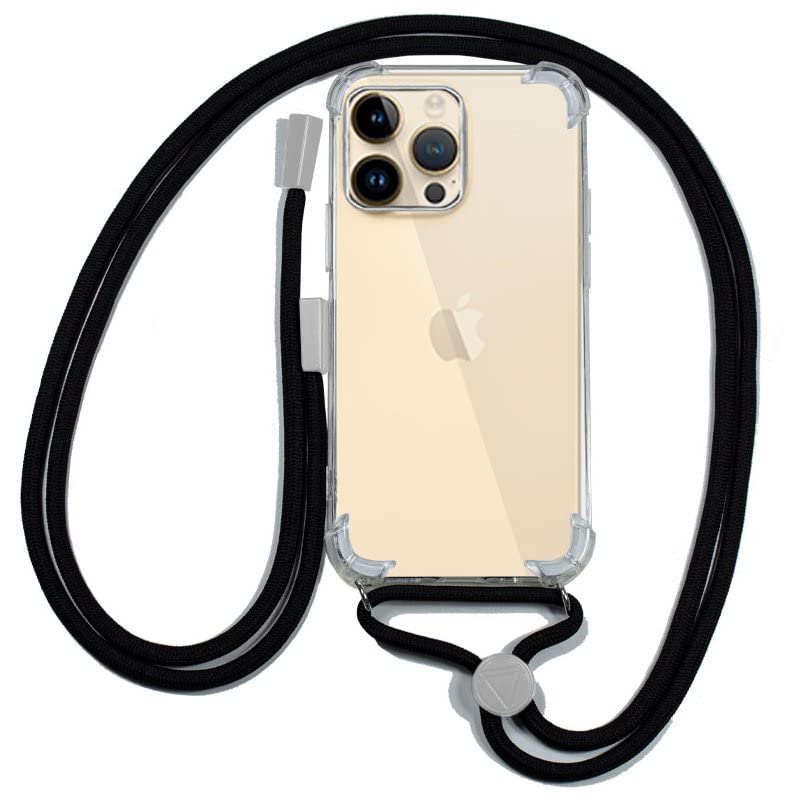 Cool Case for iPhone 14 Pro MAX Lanyard Black