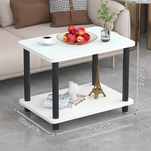Table de chevet marron au design robuste et stable pour votre bureau