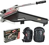 CUTTEREX 13" Professional Laminate Floor Cutter, Vinyl Floor Cutter for VCT, LVT, SPC, PVC, LVP, WPC