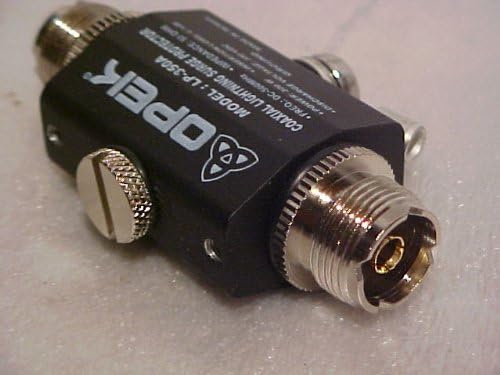 Opek LP-350a Lightning static Surge Protector Cb ham Radio Antenna 50 Ohm