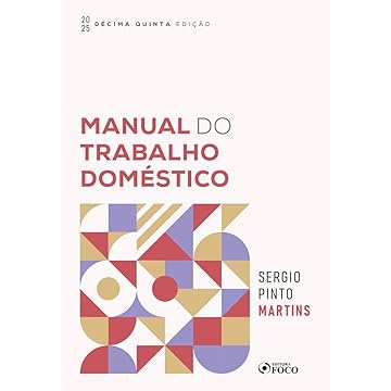Capa do livro Manual do Trabalho Doméstico - 15ª Ed - 2025