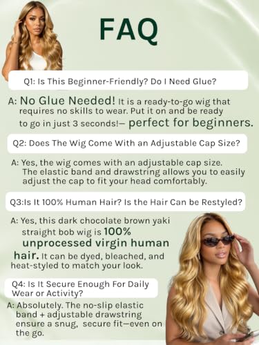 Image of KLAIYI Bye Bye Slip Ombre Honey Blonde Loose Body Wave Precut 7X5Lace Front Human Hair Wig with Brown Roots Drawstring Glueless Ready to Wear and Go Wig Face Framing Pre Plucked Bleached Knots 20Inch