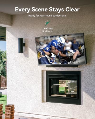 Image of SYLVOX Outdoor TV, 65 inch Smart Waterproof Outdoor TV, 4K UHD Weatherproof