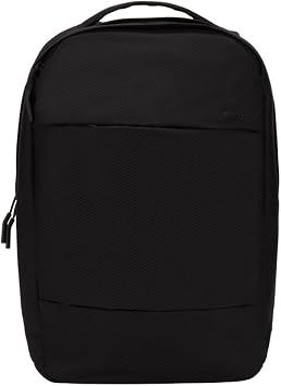 Incase Compact City Backpack with Diamond Ripstop 18L Everyday Travel Tech Backpack and Laptop Bag for Work or School Three Pockets, 16 Padded Laptop Sleeve, Quick Access Pocket Black