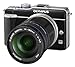 Produktbild Olympus PEN E-PL1 Systemkamera (13 Megapixel, 6,9 cm (2,7 Zoll) Display, Bildstabilisator) schwarz mit 14-150mm Objektiv schwarz