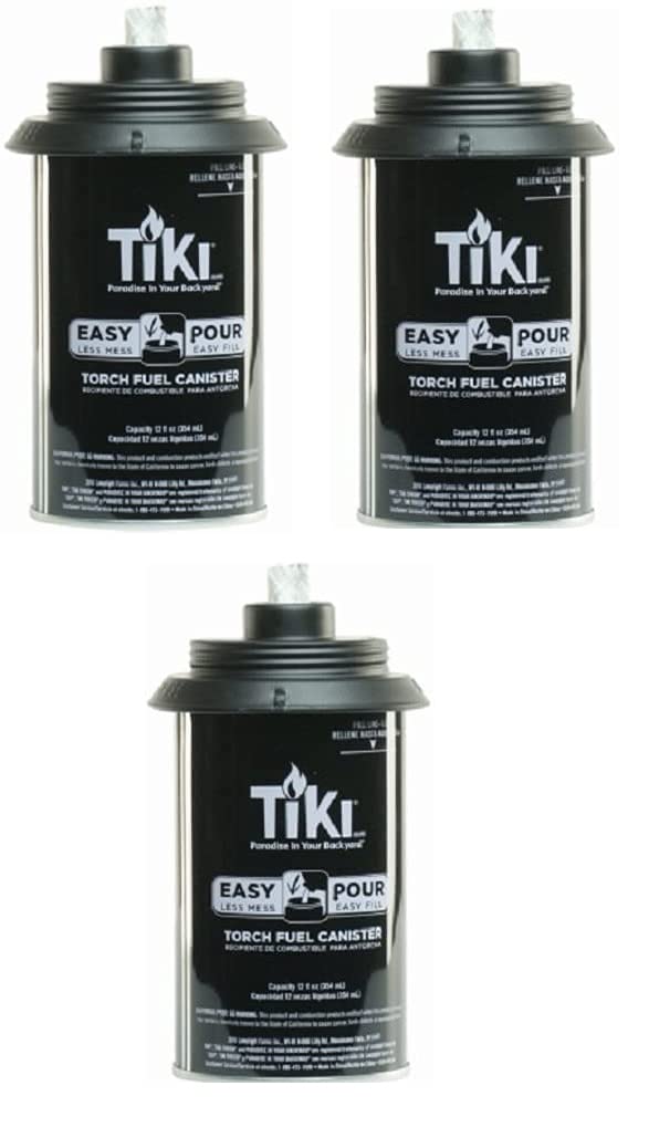 TIKIReplacement Torch Canister - Black Metal - BLOWTORCH - Model 1317054
