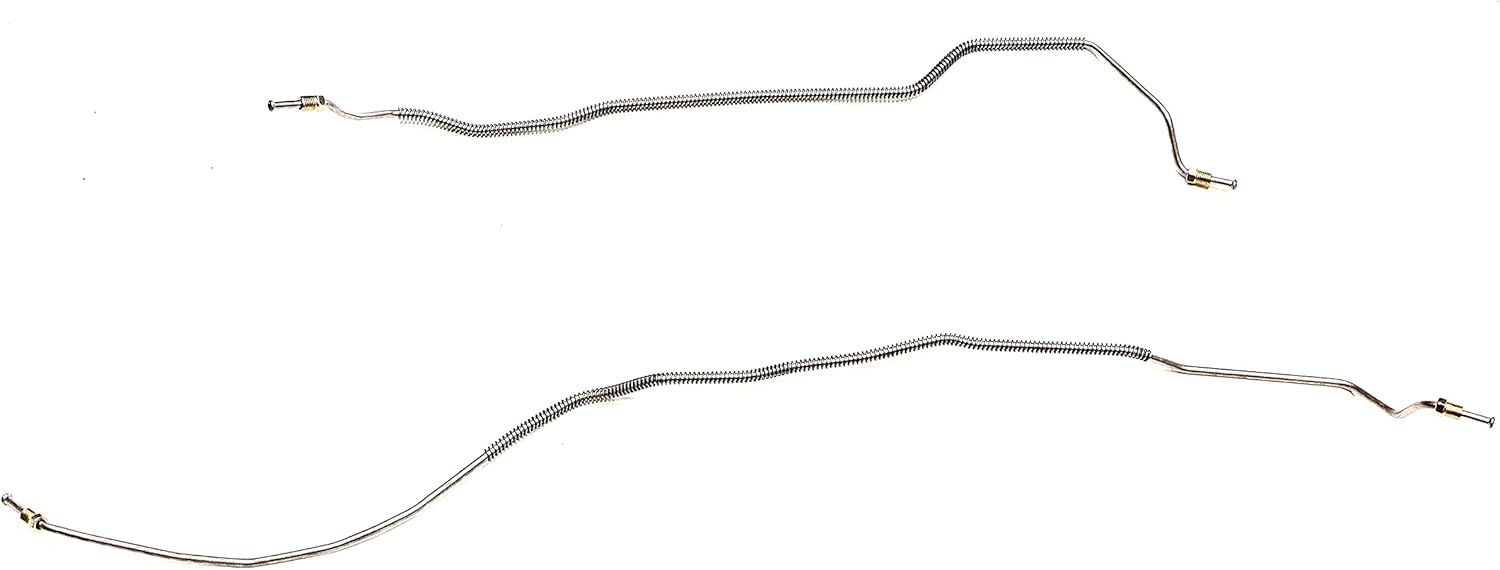 Rear Axle Brake Lines - Fits 68 Camaro/Nova - Stainless - The Stop Shop