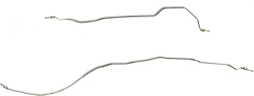 Líneas de freno de eje trasero - Se adapta a 68 CamaroNova - Inoxidable - The Stop Shop