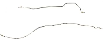 Rear Axle Brake Lines - Fits 68 Firebird - Galfan Coated Steel - The Stop Shop