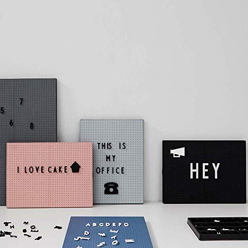Tableau à lettres avec fonctions multiples et grand format A3 noir mural