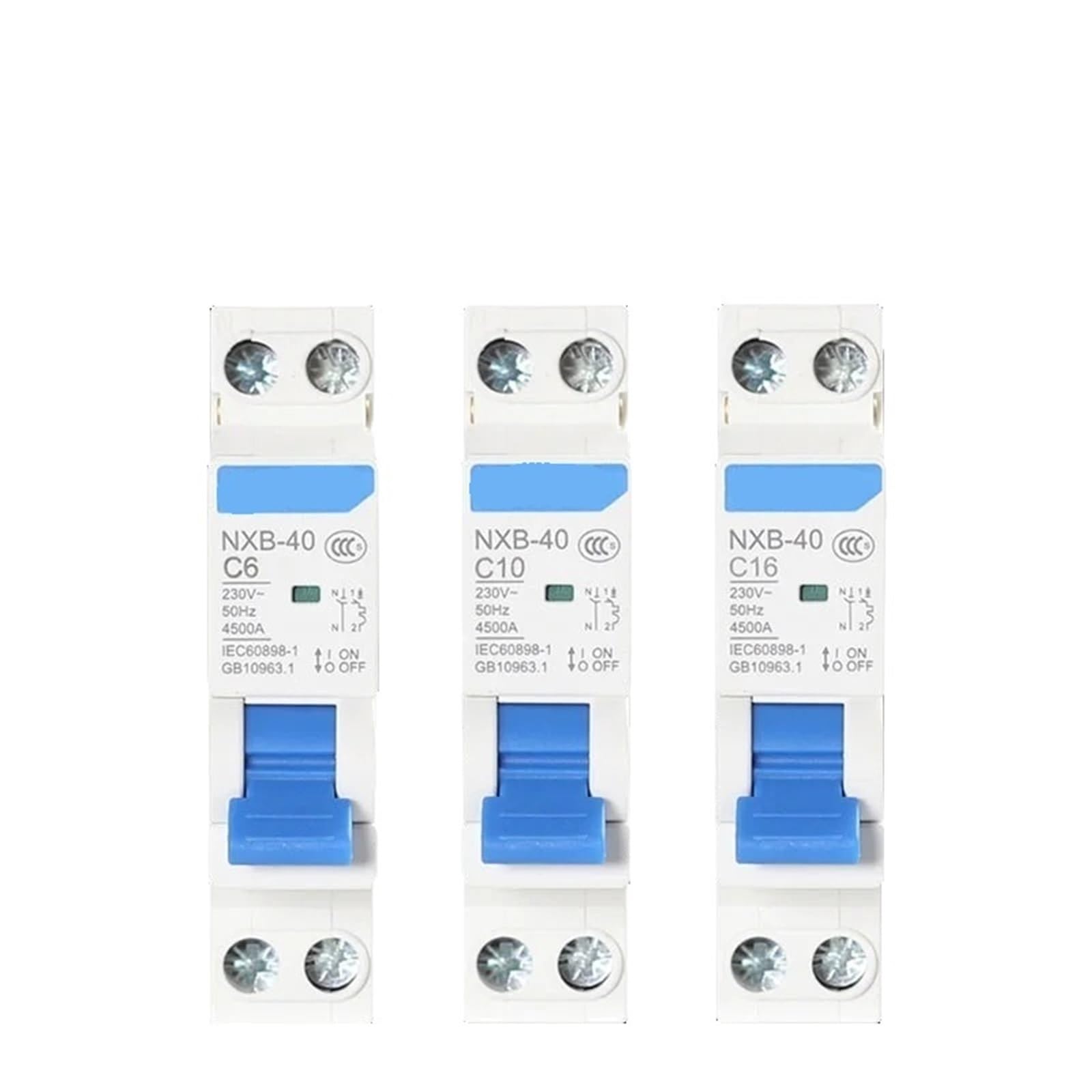 Disjoncteur miniature MCB DPN 4.5kA type C 1P+N 230V pour tableau électrique