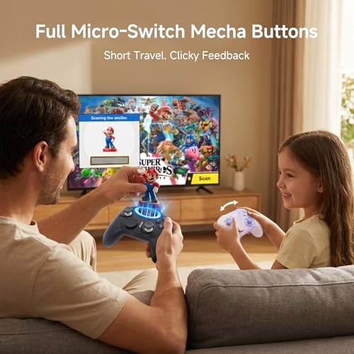 Image of MOBAPAD Chitu2 HD Switch 2 Wireless Controller, TMR Glide Joysticks [ZERO Drift], Charging Dock, HD Rumble, NFC, Turbo, Programming, Mechanical Buttons - Gamepad for Nintendo Switch /Switch 2