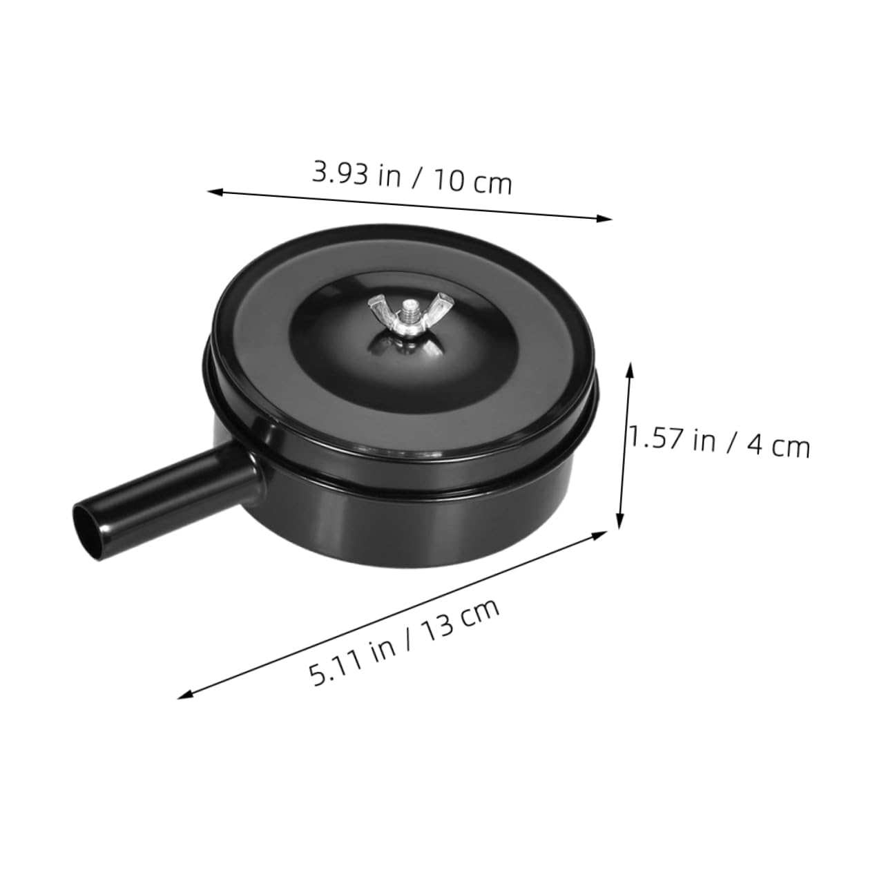 PRETYZOOM Silenciador de Ruido Filtro de Hierro para Compresor de Aire Paquete de 4 Piezas Reducción de Sonido y Fácil Instalación para Generadores y Sopladores
