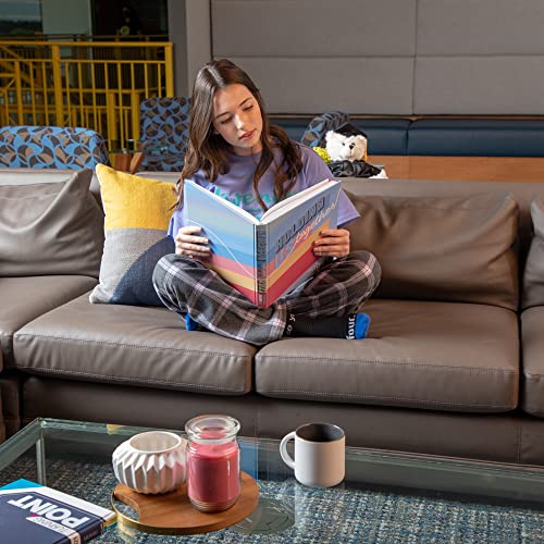 Senior Socks - Fun and Durable Cotton Crew Socks for Men and women, Imported and Machine Washable - Perfect Fit4