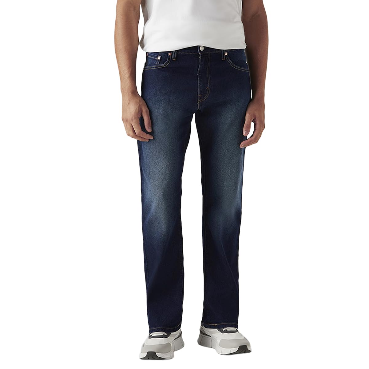 levi's Men's 517 Dark Indigo Bootcut Fit Mid-Rise Jeans-picture-34
