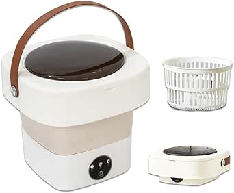 Portable Mini Washing Machine - 4.5L Foldable Washer For Underwear, Baby Clothes, Travel & Apartments