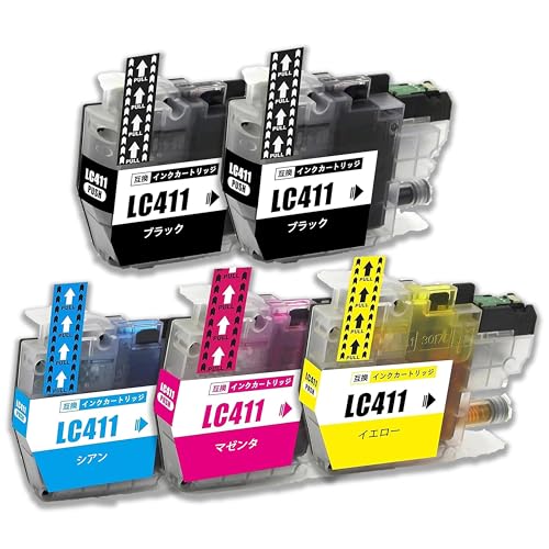 【京浜 SHOP】ロット番号区別は不要 ブラザー用 LC411 互換インクカート