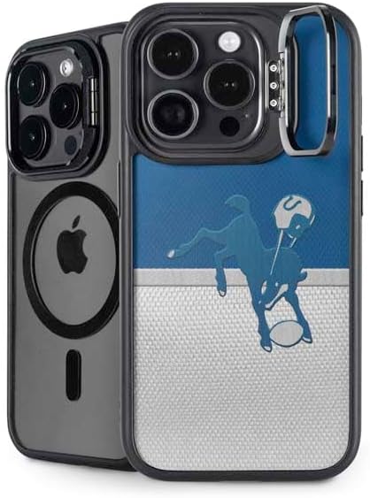 Skinit Kickstand Phone Case Compatible with iPhone 16 Pro - Officially Licensed NFL Indianapolis Colts Design