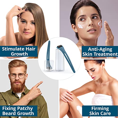 Microneedling-Derma-Roller-by-DrPen-Dermaroller-025mm-for-Beard-Growth-Hair-Growth-Beard-Roller-Scalp-Roller-Face-Roller-Microneedle-Roller-for-Women-and-Men-Skin-Care-Micro-Needle-Roller