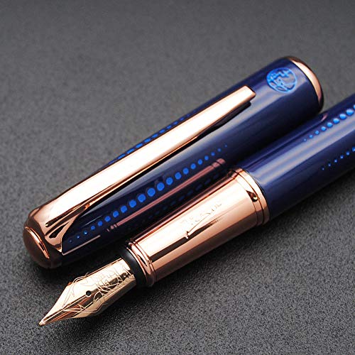 Stylo plume Picasso 916 bleu nuit 0.7mm pour sublimer vos notes de bureau et votre journal intime