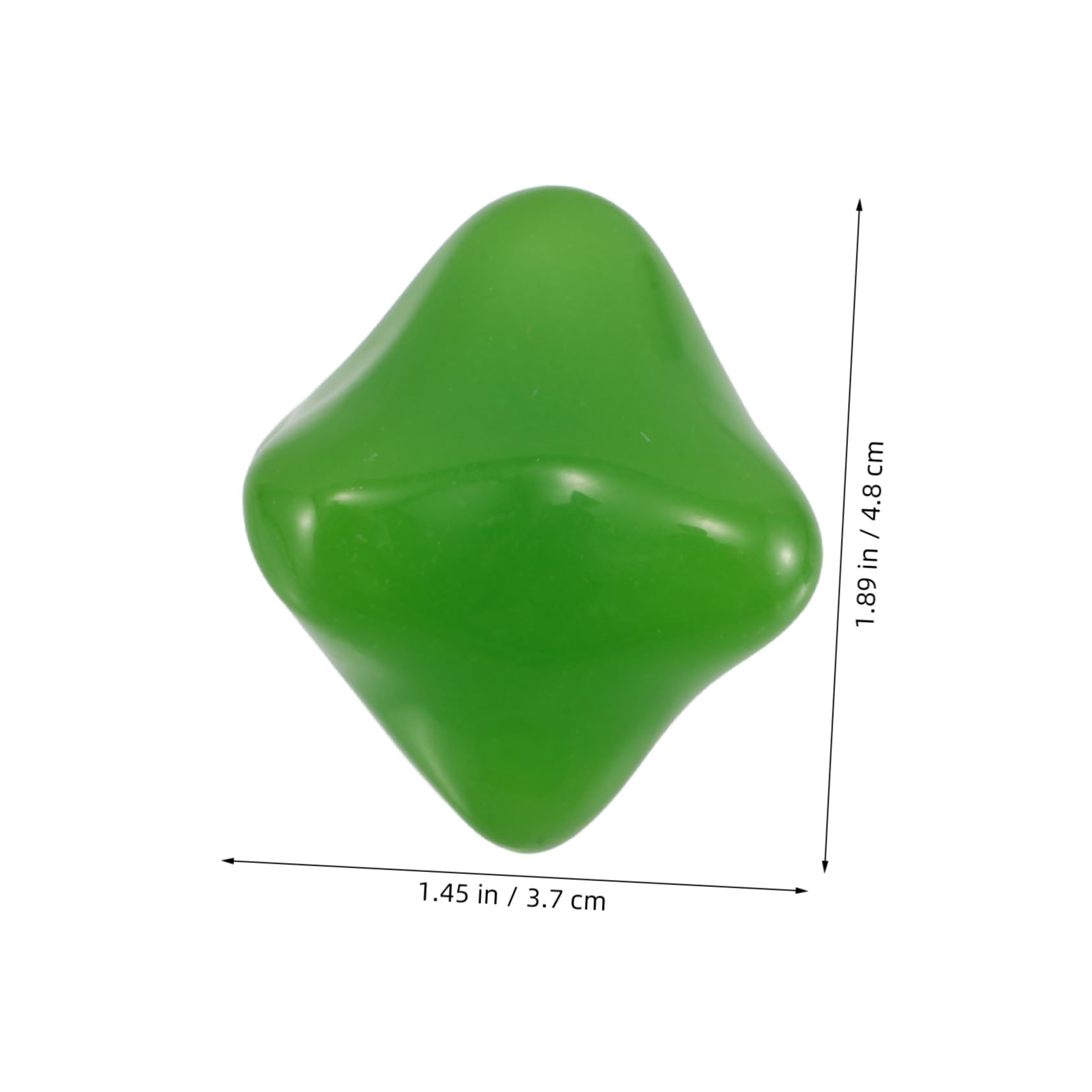 SHERCHPRY Hexagonal Resin Massage Balls 2 Pack Hand Finger Strengthening Balls Exercise for Grip Strength Yoga Tool