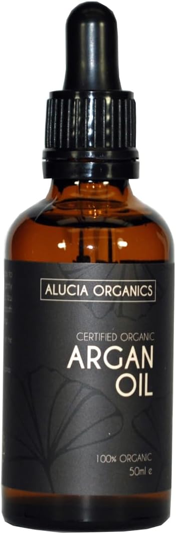 Certified Organic Argan Oil 50ml โ 100% Pure Argan Oil for Face, Body & Hair โ Natural, Cold-Pressed & Unrefined โ Vegan & Cruelty-Free