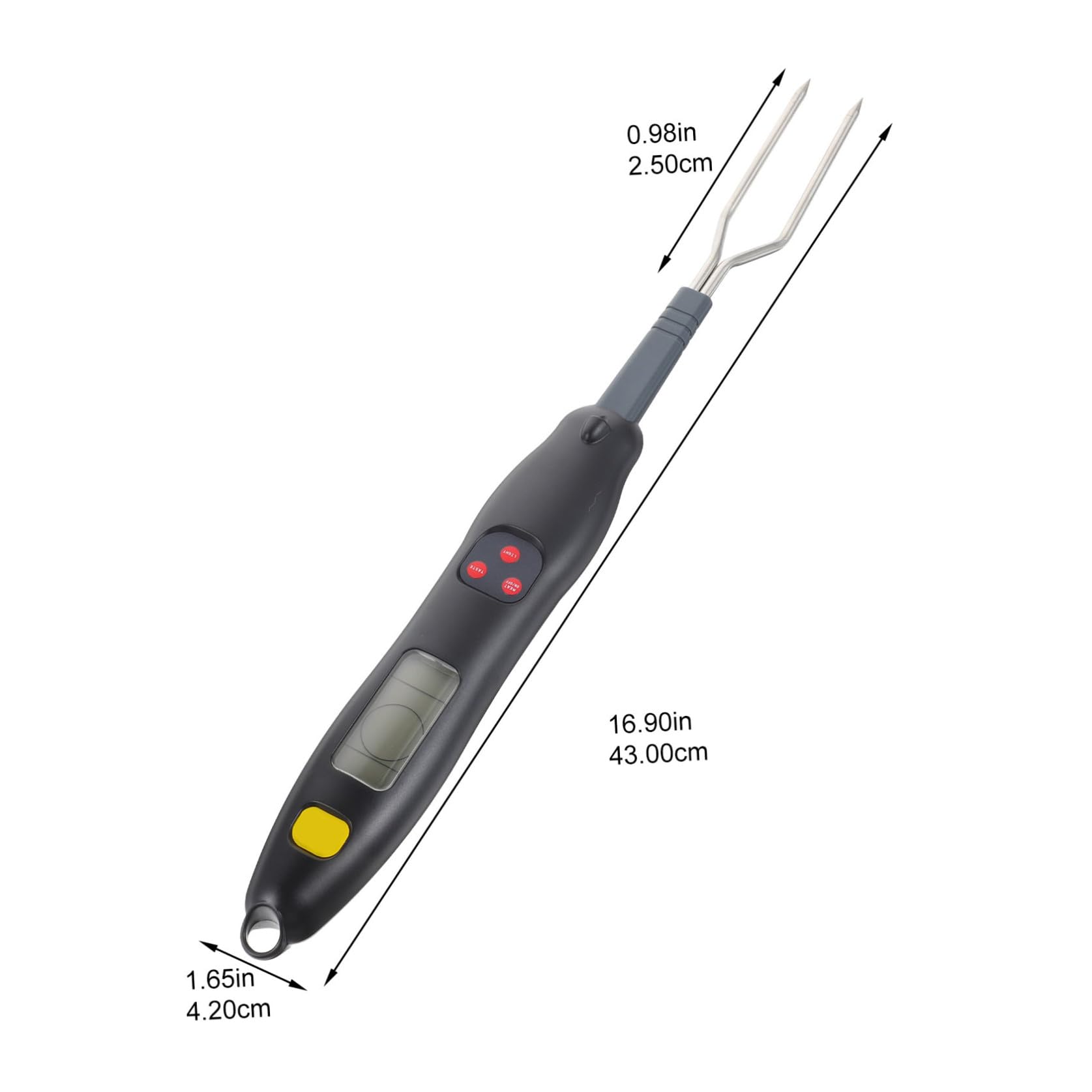 Abaodam 2 Pezzi Termometro Elettronico per Carne con Indicatore Temperatura Bbq per Grigliate e Precisa per Maiale per Grigliate Outdoor Domestica