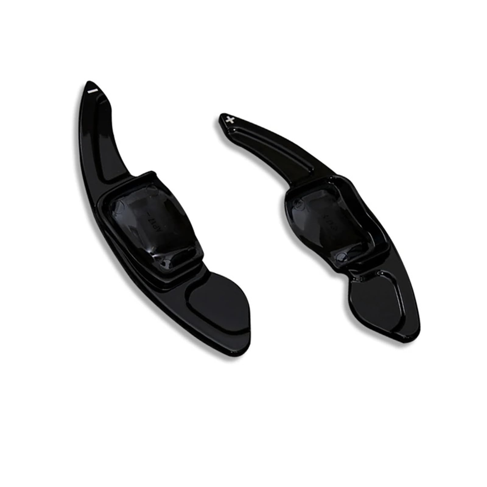 Xxiucj Car Paddle Shifter Extensions for VW for Golf for MK6 for GTI for Jetta for MK5 for Passat for B6 for B7 for CC for Polo Car Wheel Paddle Shift(Black)