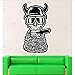 Produktbild 56X97cm Schädel Wandtattoo Motorrad Helm Wandaufkleber Vinyl Aufkleber Kunst Wohnzimmer Sofa Hintergrund Dekor Tapete