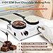 2026 Upgrade Chocolate Melting Pot,2x1L Chocolate Melting Machine with Candy Dipping Tools,Electric Chocolate Tempering Machine for Chocolate,Candy,Butter Making Warming Coffee Milk Wine(80W, 110V)
