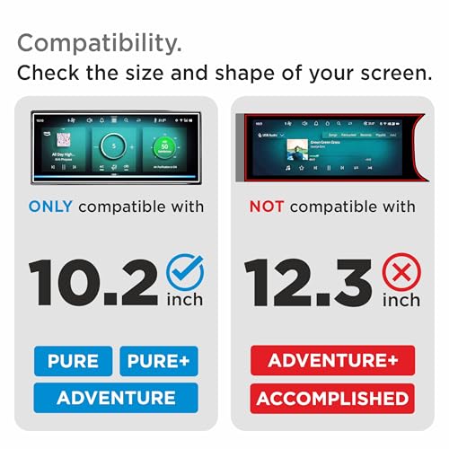Image of SPARTAN SHIELD {4 PACK} Screen Guard For TATA SIERRA 2025+ || ADVENTURE, PURE & PURE+ || 10.25 Inch Infotainment Touchscreen + 7 Inch Instrument Cluster + AC Panel + Sterring Cluster Protector || Anti Scratch | Water Resistant | HD Clarity || TataSierra Car Accessory 2026 [NOT TEMPERED GLASS]