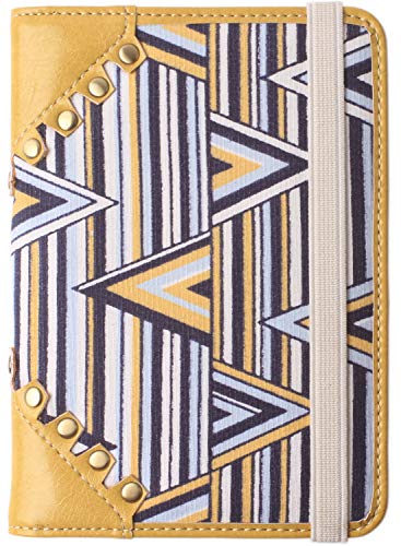 Leather Passport Holder Cover Case RFID Blocking Travel Wallet Yellow