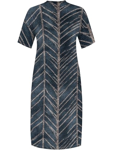 Image of SUZONANA Plus Size Denim Print Maxi Dresses for Women Casual V Neck Short Sleeve with Pockets Soft Jean Look Dress XL-6XL
